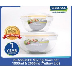 Glasslock Mixing Bowl 2Pcs Set